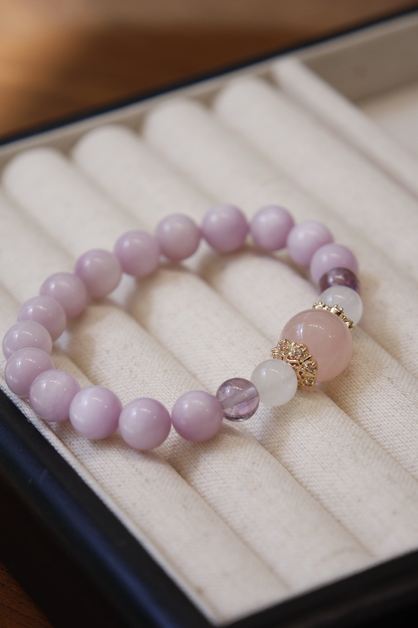 Women’s Exclusive Natural Kunzite Crystal Bracelet