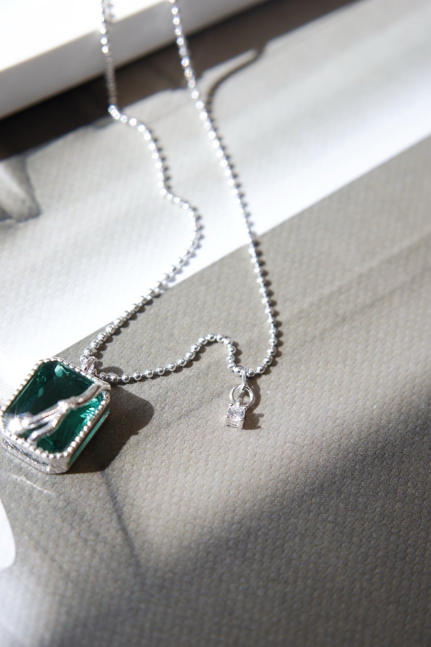 Women’s Nano Green Crystal Quartz Necklace (Exclusive)