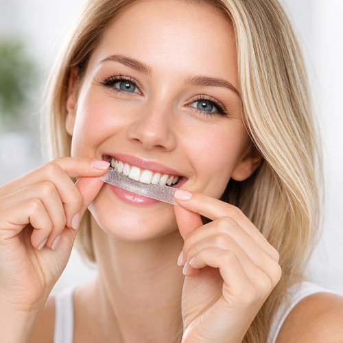 5D Gel Teeth Whitening Strips Dental Kit for Veneers False Teeth-Photo Color