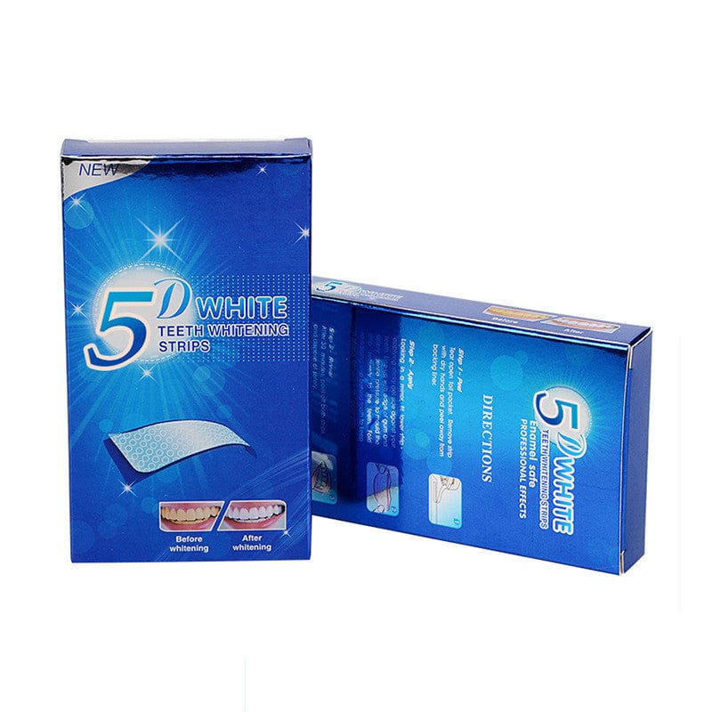 5D Gel Teeth Whitening Strips Dental Kit for Veneers False Teeth-Photo Color
